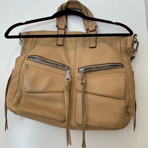 Roberta Gandolfi Luxury Italian Leather, Tan/Camel Colored Handbag